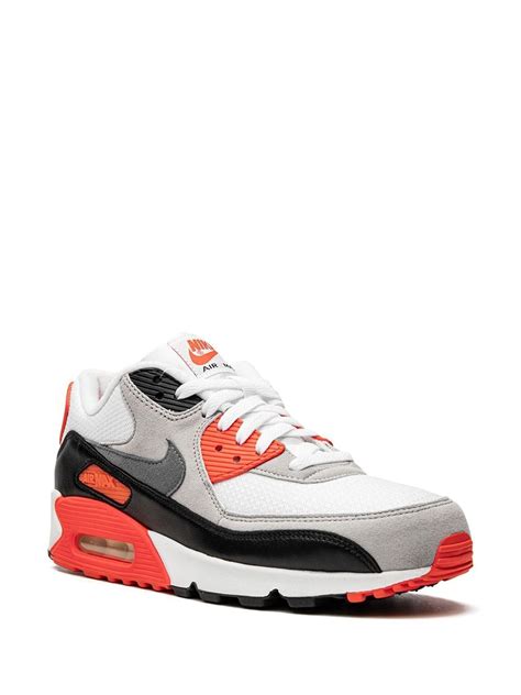 Nike Air Max 90 Og "infrared" Sneakers In White | ModeSens