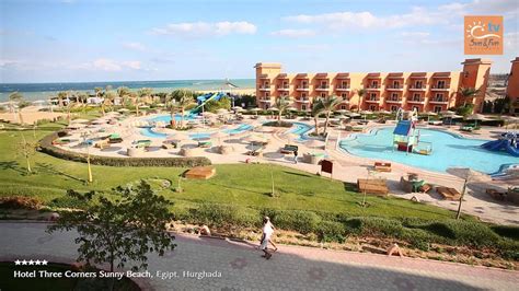 Hotel Three Corners Sunny Beach 5*, Egipt, Hurghada - YouTube