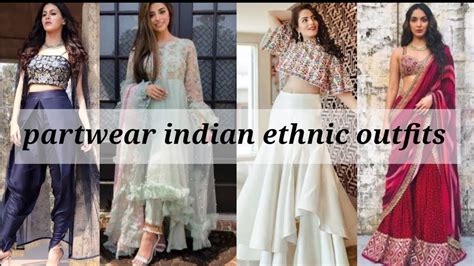 Indian partywear ethnic outfits with name | #partyweardresses |trendy ...