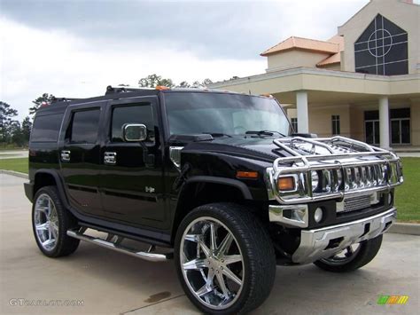 2003 Black Hummer H2 SUV #7511917 | GTCarLot.com - Car Color Galleries