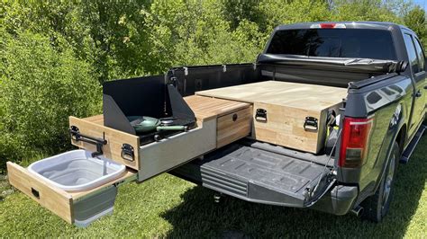 DIY Truck Bed Drawers w/ Full Kitchen (FREE Plans) | Overland Stealth ...