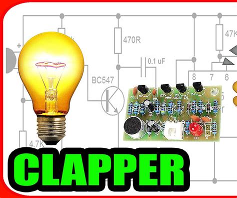 Let's Make a Clap Switch Circuit | Electronics projects, Circuit, Sound ...