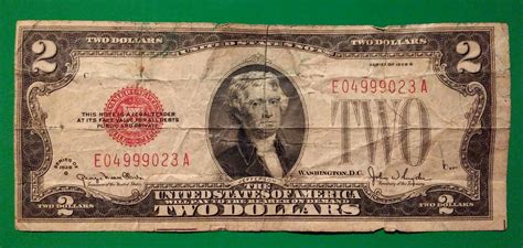 This Dollar Bill From 1928 With Red Seal And Numbers And, 50% OFF