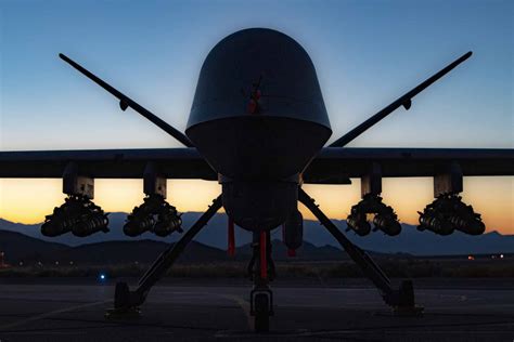 MQ-9 Reaper Drone Flies with Double Hellfire Missiles in New Test ...