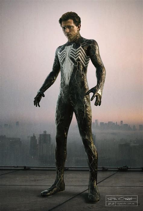 No Way Home Artist Imagines Tom Holland In Venom Suit (Photos)