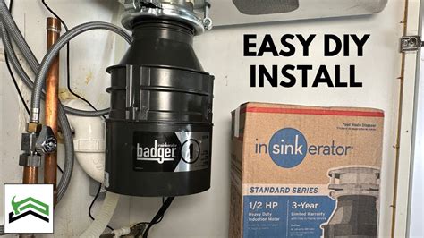 How To Install A Garbage Disposal | InSinkErator Badger 5/500 Series ...