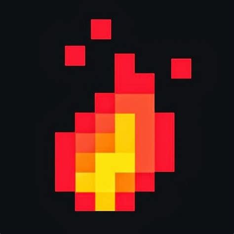 pixel art flame | Pixel art, Pixel, Art