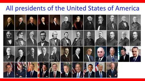 Timeline of US presidents - All Presidents USA - YouTube