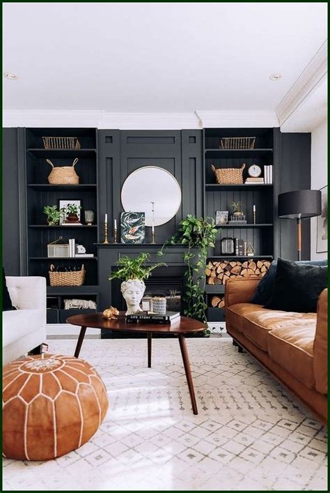 Dark Living Rooms, Living Room Inspo, Living Room Inspiration, Home And ...