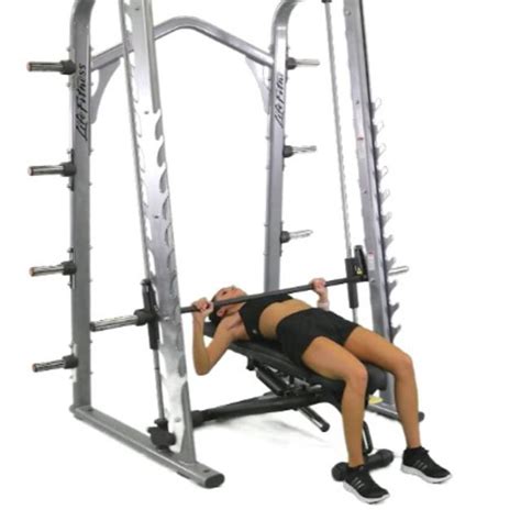 Barbell Machine Chest Press by Tara L. - Exercise How-to - Skimble