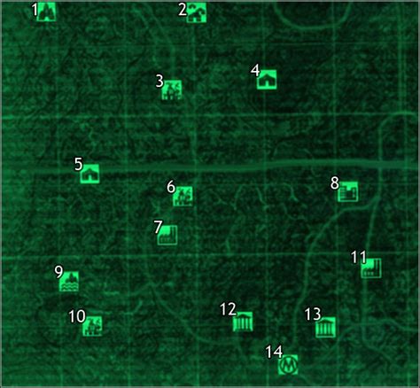 Fallout 3 Bobblehead Map