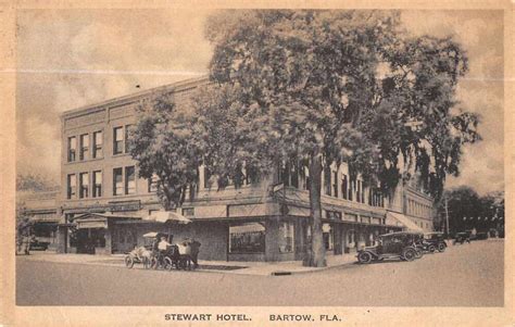 Bartow Florida Stewart Hotel Vintage Postcard AA11937 - Mary L. Martin ...