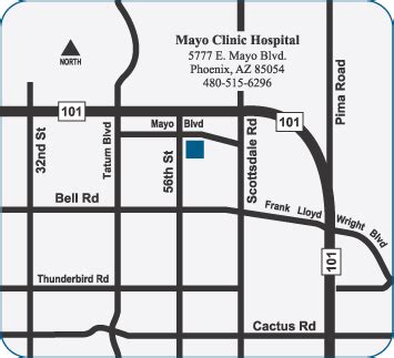 Maps of Mayo Clinic's Campus in Arizona - Arizona Patient and Visitor ...