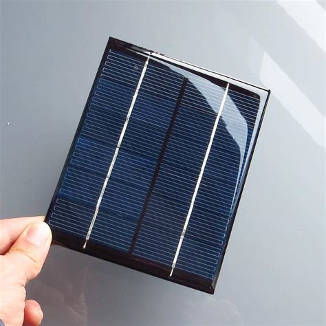 5 PCS Mini Solar Panel 6V 2W 110*136 PV Small Solar Cells Module DIY ...