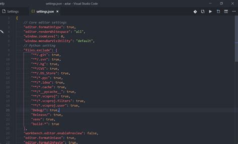 Split JSON settings editor discussion issue