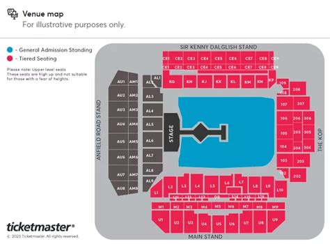 Taylor Swift Liverpool Anfield stadium seating plan, capacity and ...