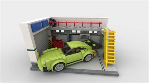 LEGO MOC car garage by balmiteblock | Rebrickable - Build with LEGO