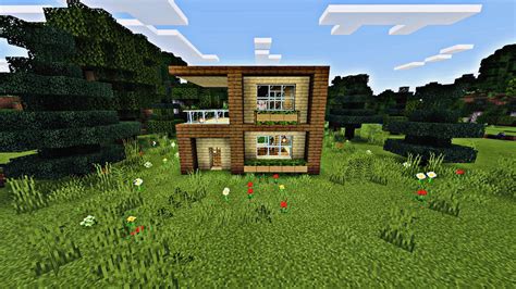 Minecraft Small Wooden House Blueprints - Minecraft Land