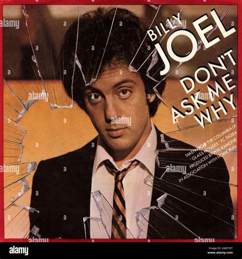 Billy Joel - Don't Ask Me Why - Vintage vinyl album cover Stock Photo ...