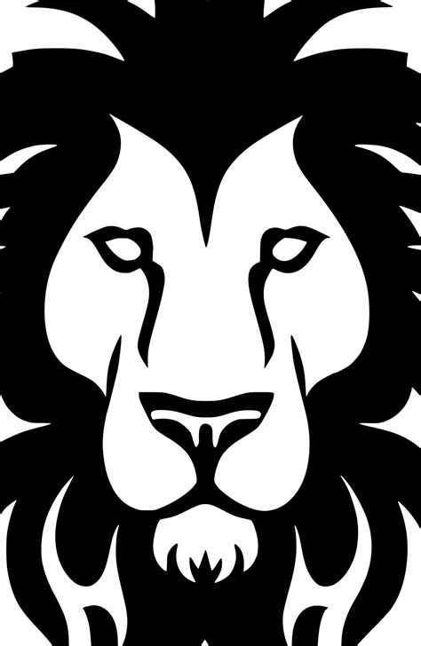 illustration of lion head shape 20578258 Vector Art at Vecteezy