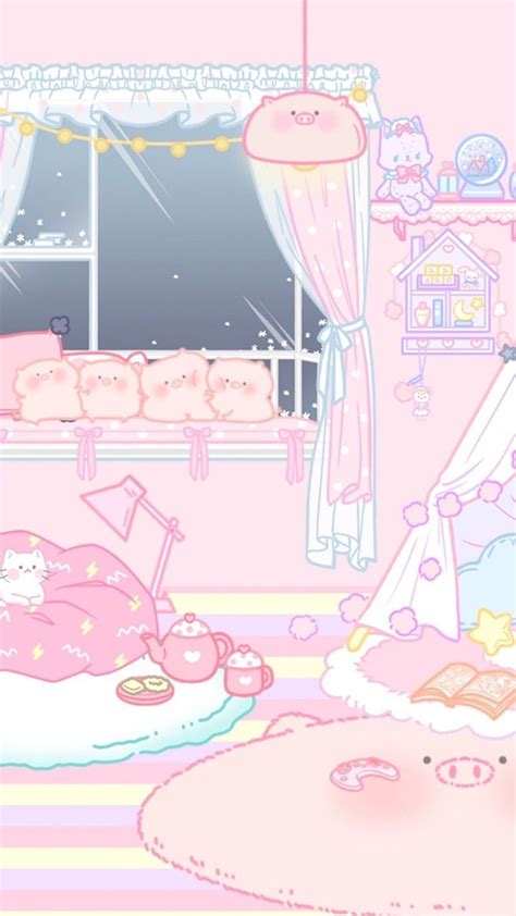 kawaii wallpaper #wallpaper | Cute anime wallpaper, Cute pastel ...