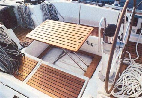 foldaway table floor | Boat decor, Boat interior design, Sailboat interior