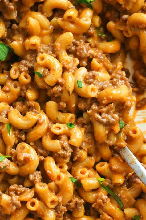 Homemade Hamburger Helper - Immaculate Bites | Homemade hamburger ...