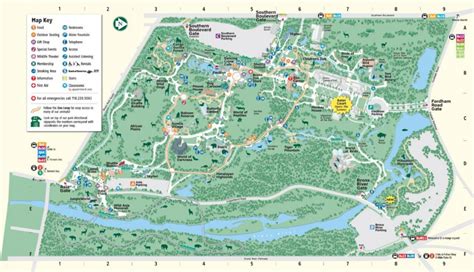 Printable Bronx Zoo Map