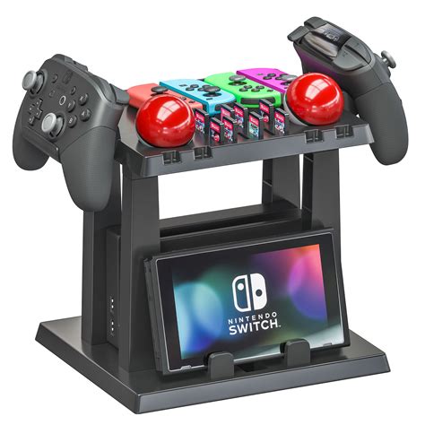 Switch Console Game Disc Controller &TV Dock Storage Bracket Holder ...