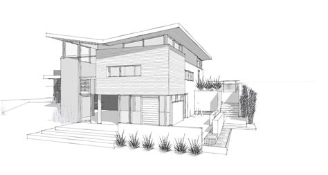 Modern Home Architecture Sketches | Joigoo All About The House ...