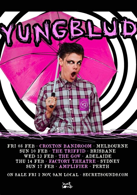 YUNGBLUD Australia 2019 Tour Poster