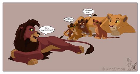 Kovu And Kiara's Family by KingSimba on DeviantArt