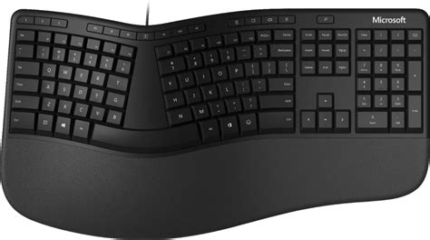 Microsoft Ergonomic Wired Keyboard and Mouse Bundle Black RJU-00001 ...