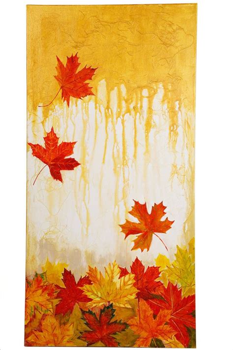 AUTUMN LEAVES Painting by Harshada Shiv | Saatchi Art