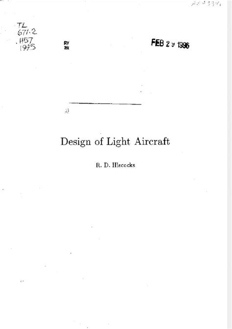 (PDF) Design of Light Aircraft - DOKUMEN.TIPS