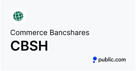 Buy Commerce Bancshares Stock - CBSH Stock Price Today & News - Public.com