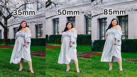 35mm vs 50mm vs 85mm Lens Comparison on Crop Sensor APS-C - YouTube