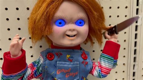 🎃Party City Halloween 2022 - Animated Chucky Doll Prop! 👻 - YouTube