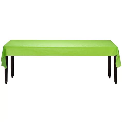 Kiwi Green Plastic Table Cover Roll 40in x 100ft | Party City