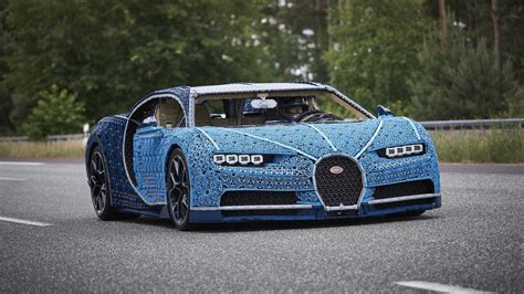 This Insane Life-Size Lego Technic Bugatti Chiron Is Drivable