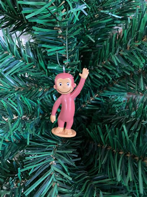 Curious George Christmas Ornaments Set of 10 Purchase | Etsy