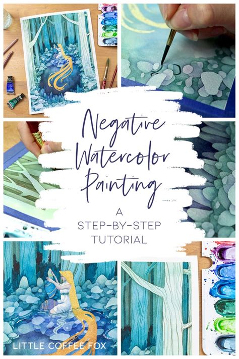 Watercolor Negative Painting Tutorial - Add Amazing Depth to Your Art