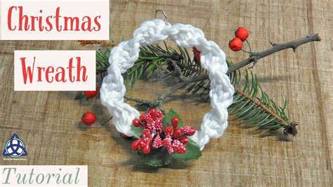 Macrame Christmas Wreath ♥ DIY ♥ - YouTube