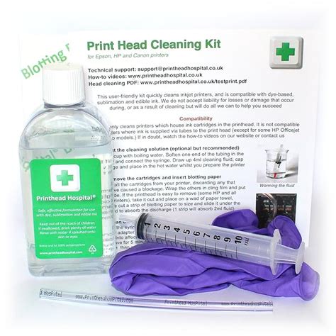 Print Head Cleaning Kit for Epson Printers- 150ml: Amazon.co.uk: Office ...