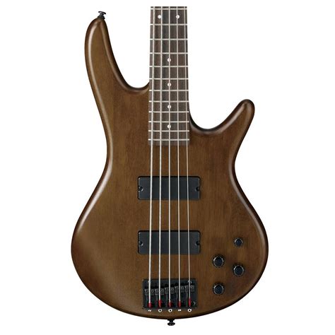 Ibanez GIO GSR205B 5-String Bass Guitar, Walnut Flat at Gear4music.com