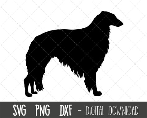 Borzoi Svg Dog Svg Borzoi Silhouette Borzoi Outline Png - Etsy in 2023 ...