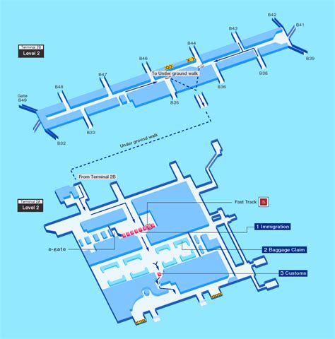 Departure Heathrow Terminal 5 Map