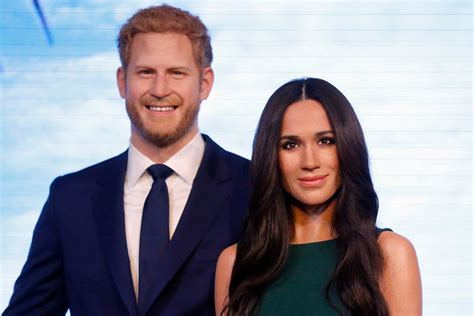 Meghan Markle wax figure joins Prince Harry at Madame Tussauds London