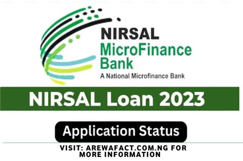 NIRSAL Loan Status 2023 | SME Loan Application | Approval & Application ...