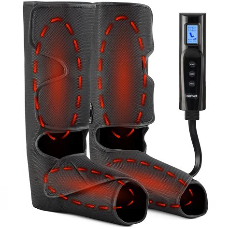 Buy Belmint Foot and Leg Massager Pair - Leg Compression Boots for Leg ...